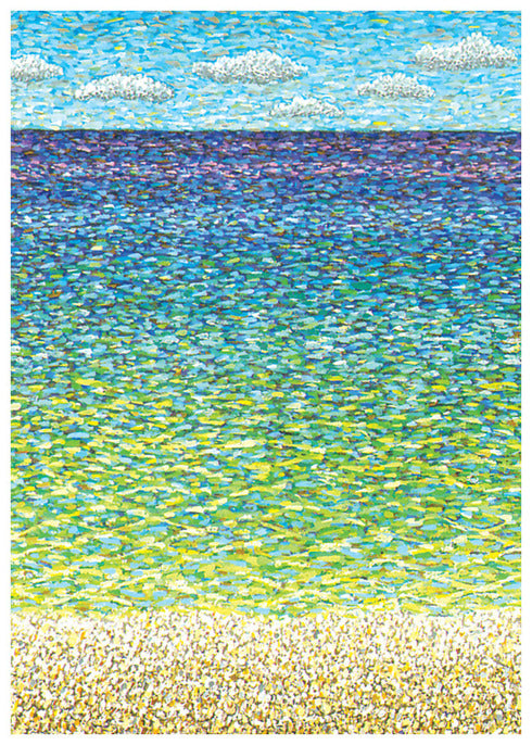 By The Sea Blank Card
