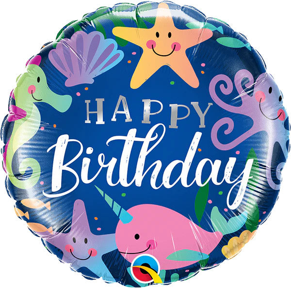 18 Inch Birthday Fun Under The Sea