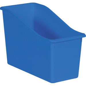 Blue Plastic Book Bin