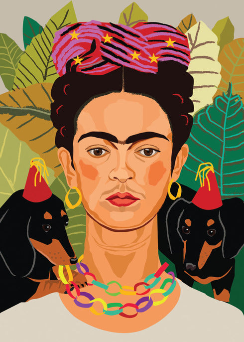 Frida's Collar Birthday Card