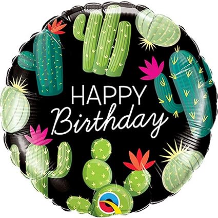 18 Inch Birthday Cactuses