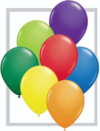 Qualatex 5 Inch Latex Carnival Assortment Bag of 100