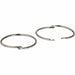 Business Source Standard Book Rings - 3" Diameter - Silver - Nickel Plated - 10 / Box