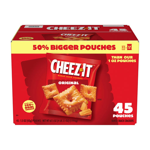 Cheez-It Crackers Individual Pouches, 45 ct.