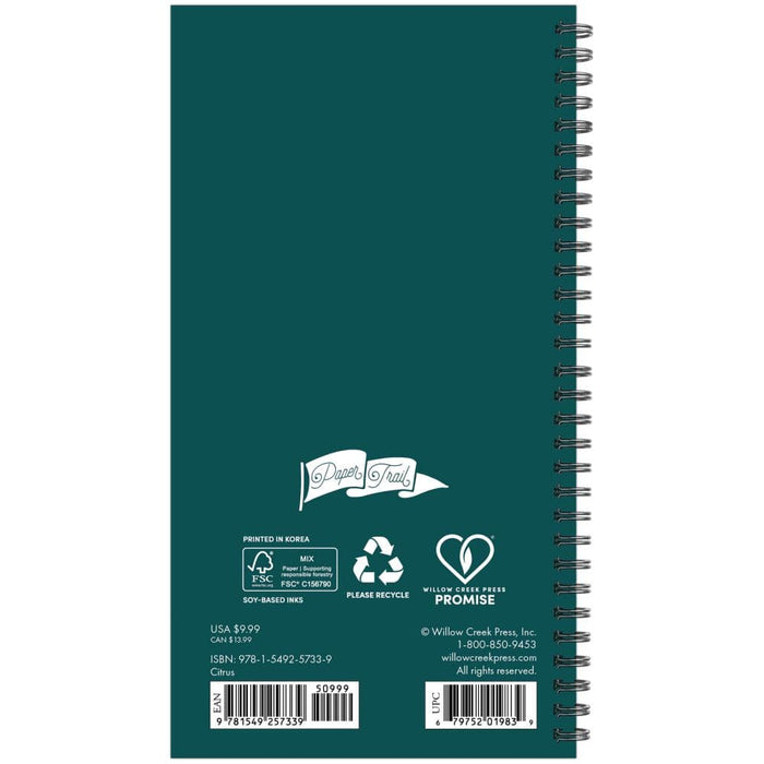 Citrus Grove Spiral 2026 Weekly Planner