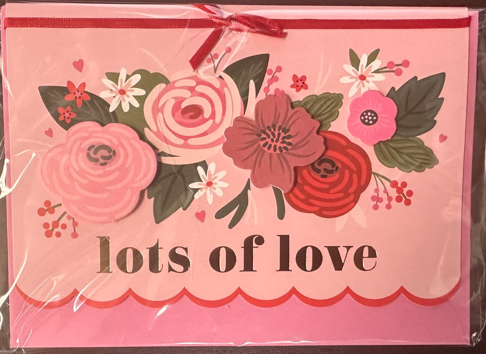 Lots of Love Valentine's Day Greeting Card [7290]