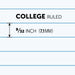 Wirebound Notebooks, 8 1/2" x 11", 5 Subjects, College Ruled, 180 Sheets, Assorted Colors, Pack Of 6 Notebooks