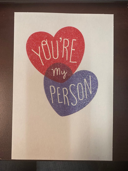 You're My Person Valentine's Day Greeting Card [VVT6115]