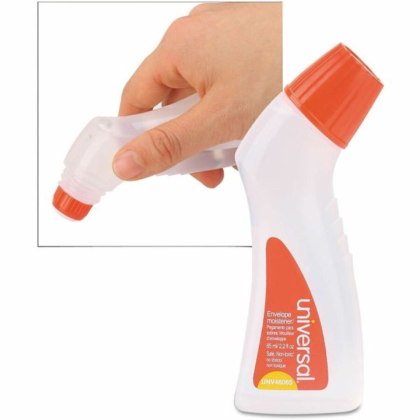 Universal Envelope Moistener with Adhesive, 2.2 oz Bottle, Clear