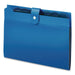 Pendaflex Seven-Pocket Expanding File, 1" Expansion, 7 Sections, Snap Closure, 1/7-Cut Tabs, Letter Size, Blue