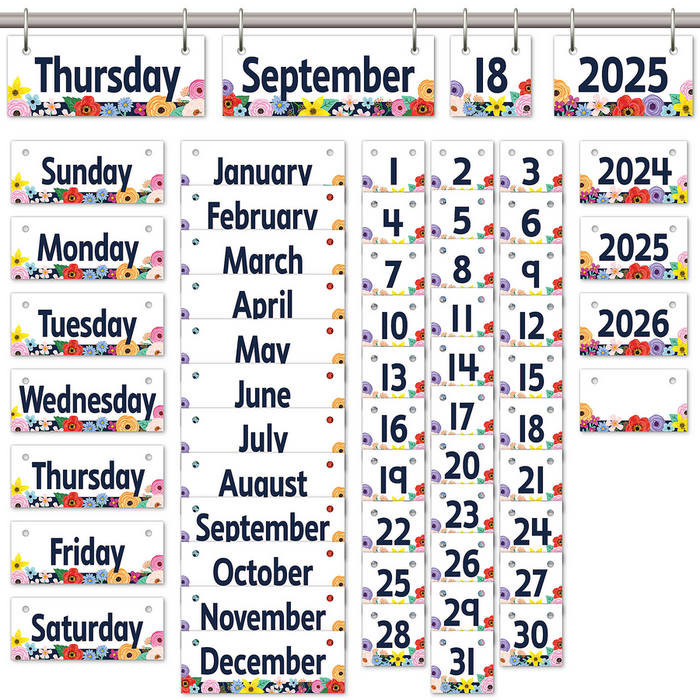 Wildflowers Flip Calendar [TCR6812]