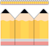 Pencils Die-Cut Border Trim