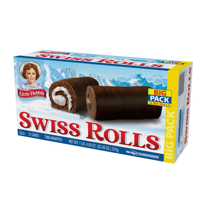 Little Debbie Traditional Swiss Rolls, 12 pk./20.08 oz.