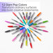 Sharpie Glam Pop Permanent Markers, Fine Point, Assorted, Pack Of 24 Markers