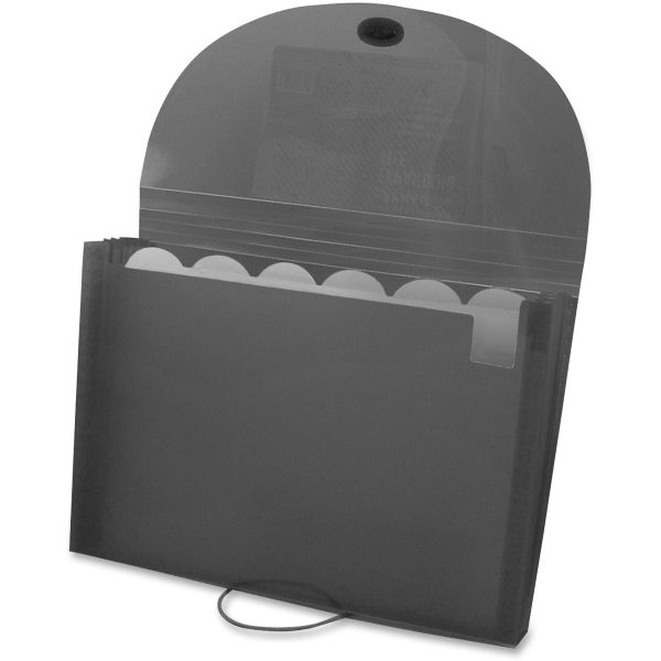 C-Line 7-Pocket Expanding File, Letter Size, Smoke