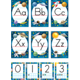 Outer Space Crew Alphabet Bulletin Board