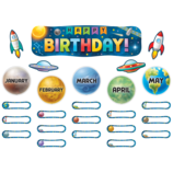 Outer Space Crew Happy Birthday Mini Bulletin Board