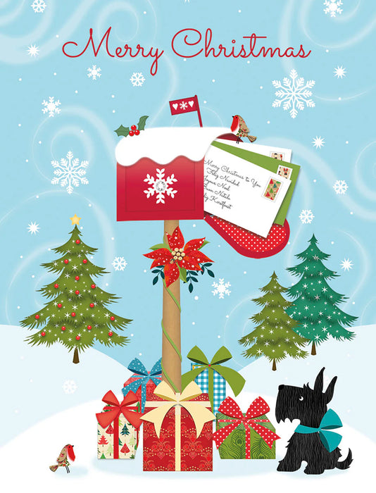 Holiday Mailbox Christmas Cards 8 Pack {COT93452]