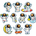 Outer Space Crew Astronauts Accents