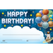 Outer Space Crew Happy Birthday Awards