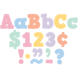 Cool for School Checkers 4" Bold Block Letters Combo Pack