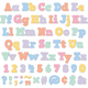 Cool for School Checkers 4" Bold Block Letters Combo Pack