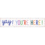 Color Crush Yay! You’re Here! Banner