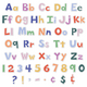 Color Crush 4" Fun Font Letters Combo Pack