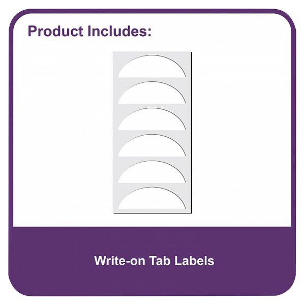 C-Line 7-Pocket Expanding File, Letter Size, Smoke