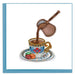 Quilled Turkish Coffee Greeting Card