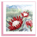 Quilled King Protea Greeting Card