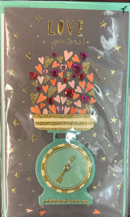 Love you tons! Valentine's Day Greeting Card [16666]