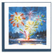 Quilled Fireworks Display Greeting Card