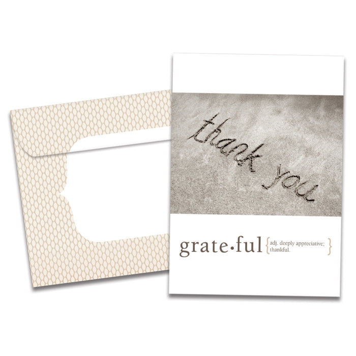 Grateful Thank You Greeting Card [14099]