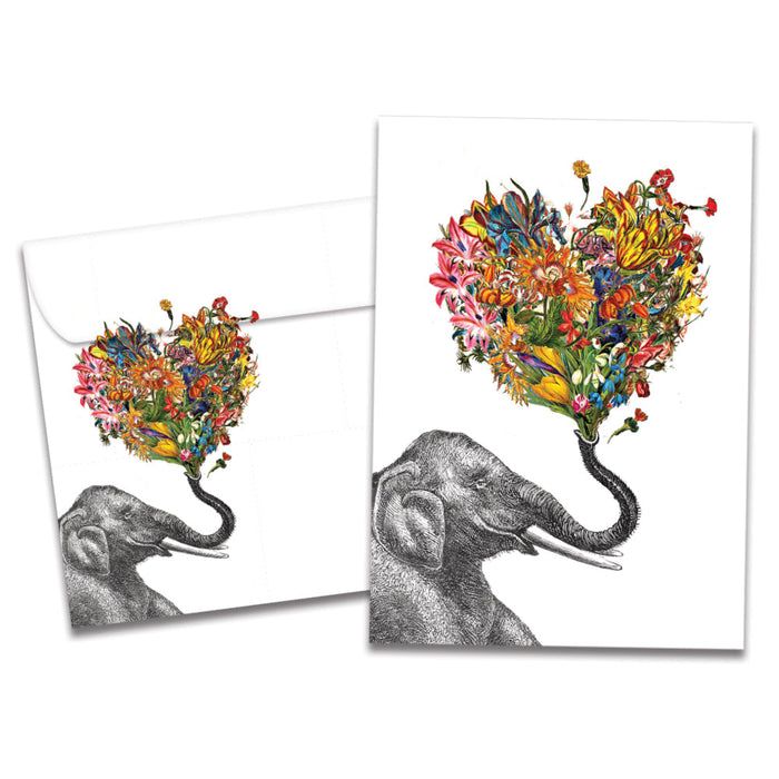 Love Elephant Just Because Greeting Card [14630]