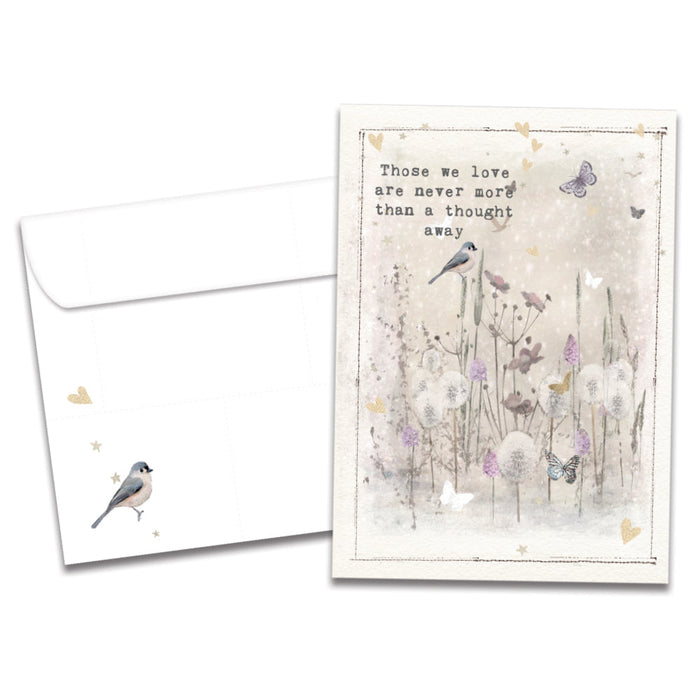 Just a Thought Away Sympathy Greeting Card [17911]