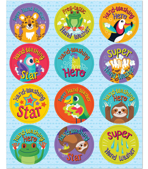 Hooray for Handwashing Shape Stickers [CD168302]