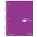 Wirebound Notebooks, 8 1/2" x 11", 5 Subjects, College Ruled, 180 Sheets, Assorted Colors, Pack Of 6 Notebooks