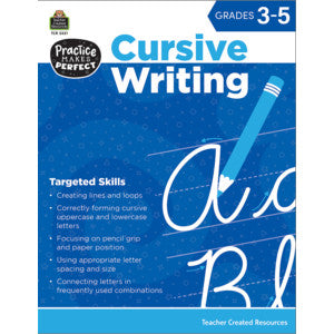 Practice Makes Perfect: Cursive Writing Grades 1-3 [TCR3331]