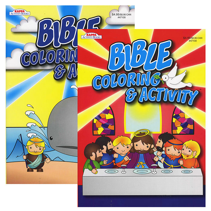 KAPPA Favorite Bible Stories Coloring & Activity Book [47100]