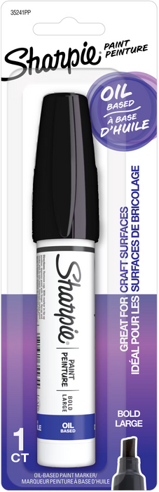 Sharpie Oil-Based Paint Markers Bold Marker Point - Black Oil Based Ink [35241PP]