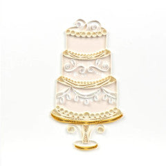 QUILLING CARD ELEGANT WEDDING CAKE [LV269]