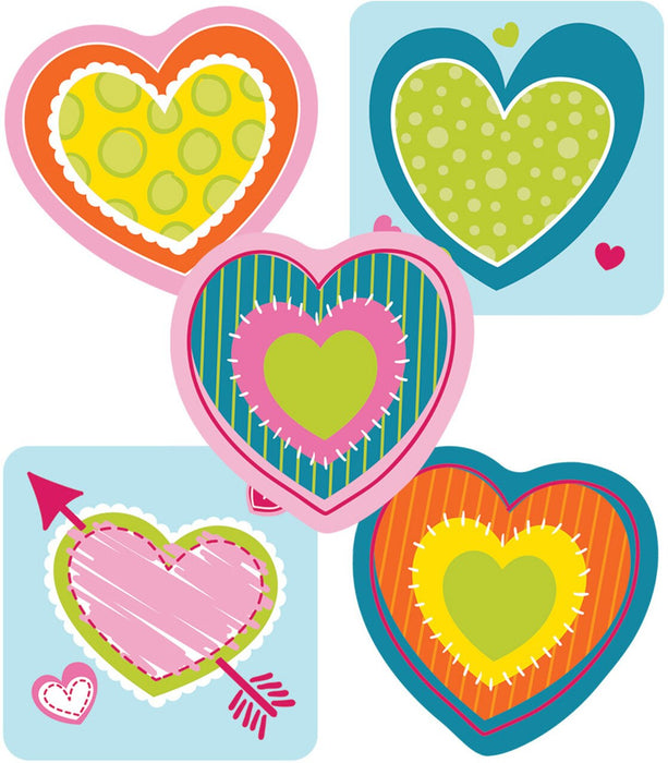 Hearts Colorful Cut-Outs - Mini Assorted [CD120178]