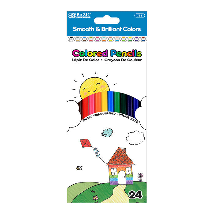 BAZIC 24 Color Pencil [768]