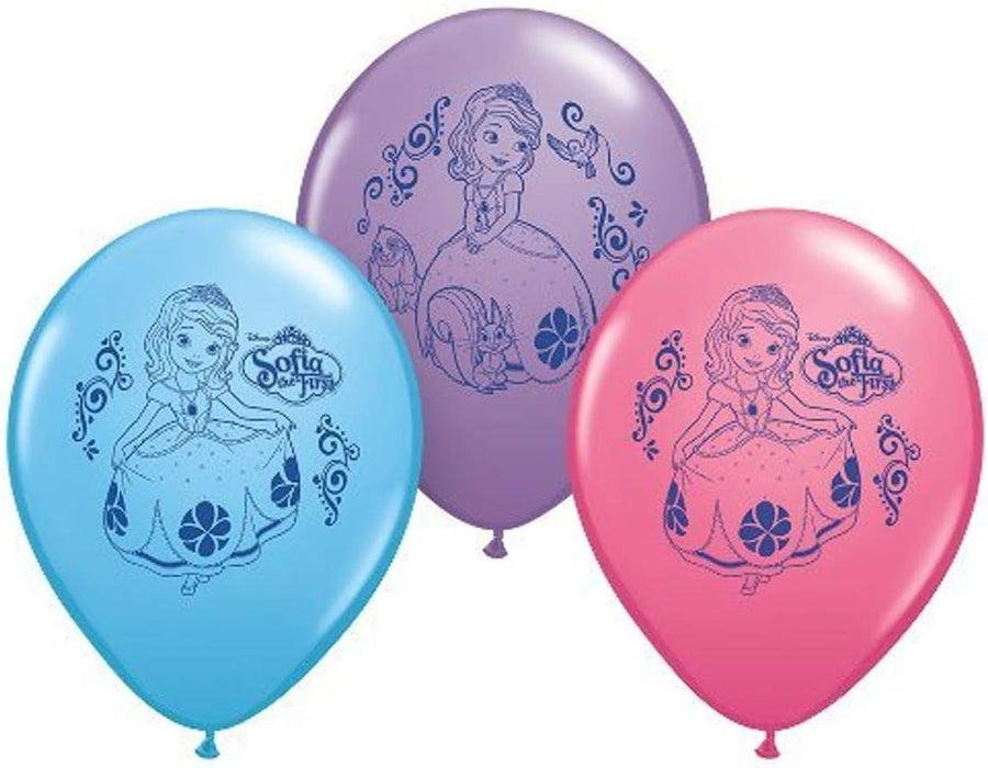 Sofia the First 11 Inch Latex Balloons 6 Pack [41979]