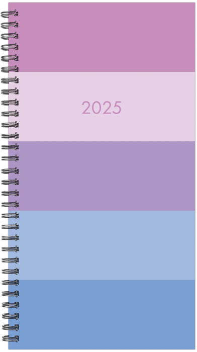 Soft Stripe 2025 Softcover Spiral Weekly Planner [48559]