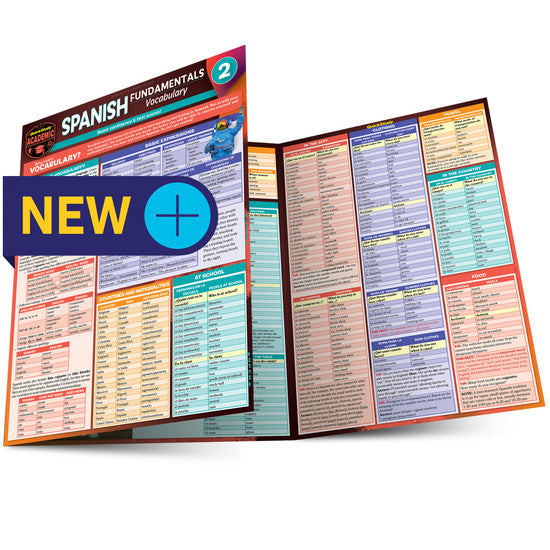 QuickStudy | Spanish Fundamentals 2 Laminated Study Guide (New Version) [248804]