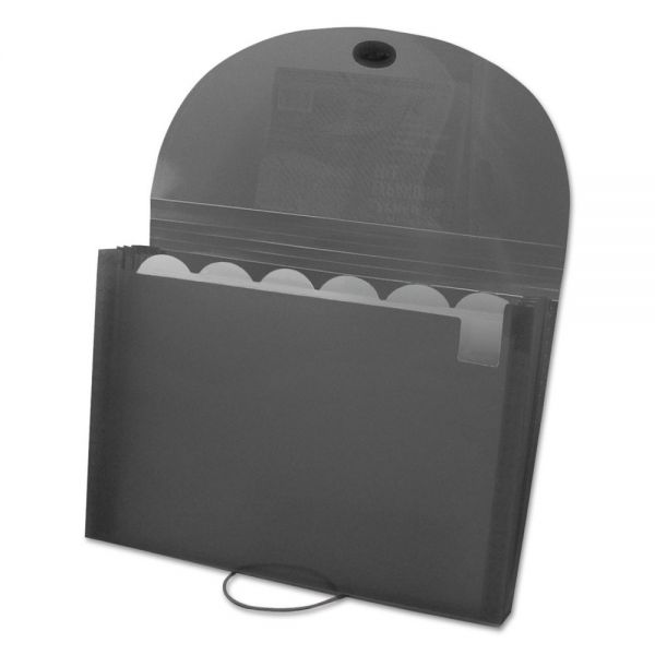C-Line 7-Pocket Expanding File, Letter Size, Smoke