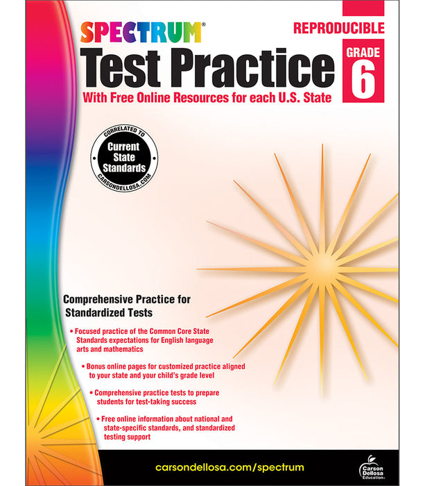 SPECTRUM TEST PRACTICE GR 6 [CD704252]