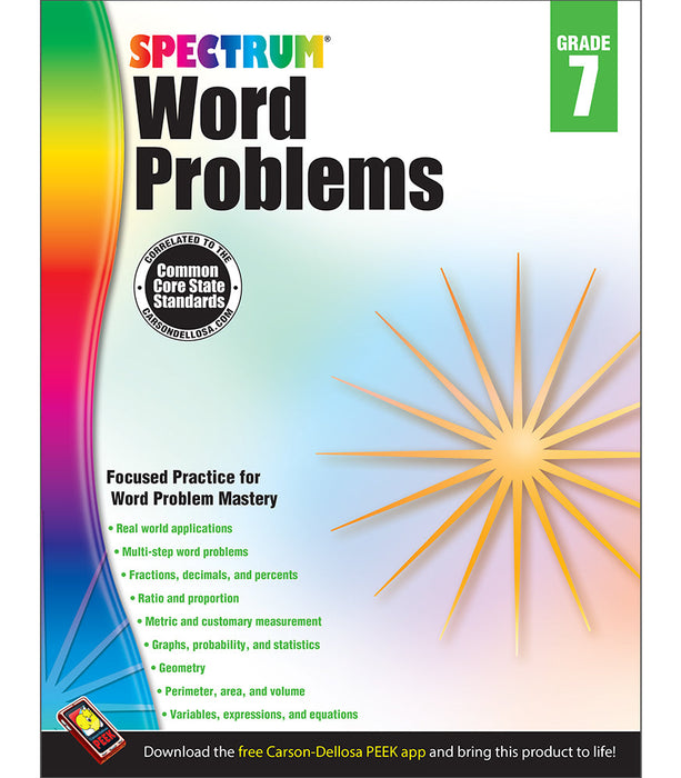 WORD PROBLEMS GRADE 7 [CD704493]